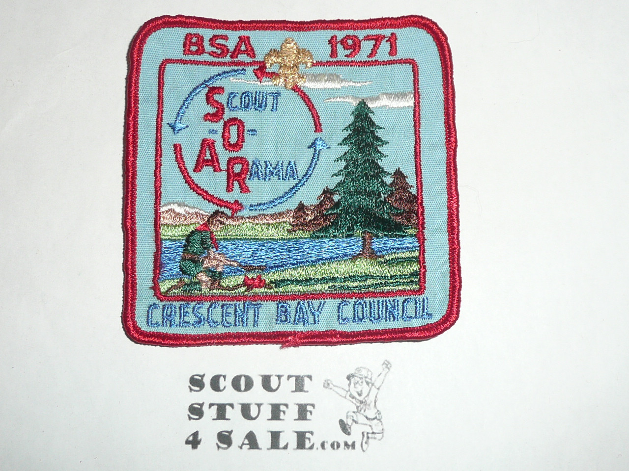 Crescent Bay Area Council, 1971 Scout-o-rama Patch