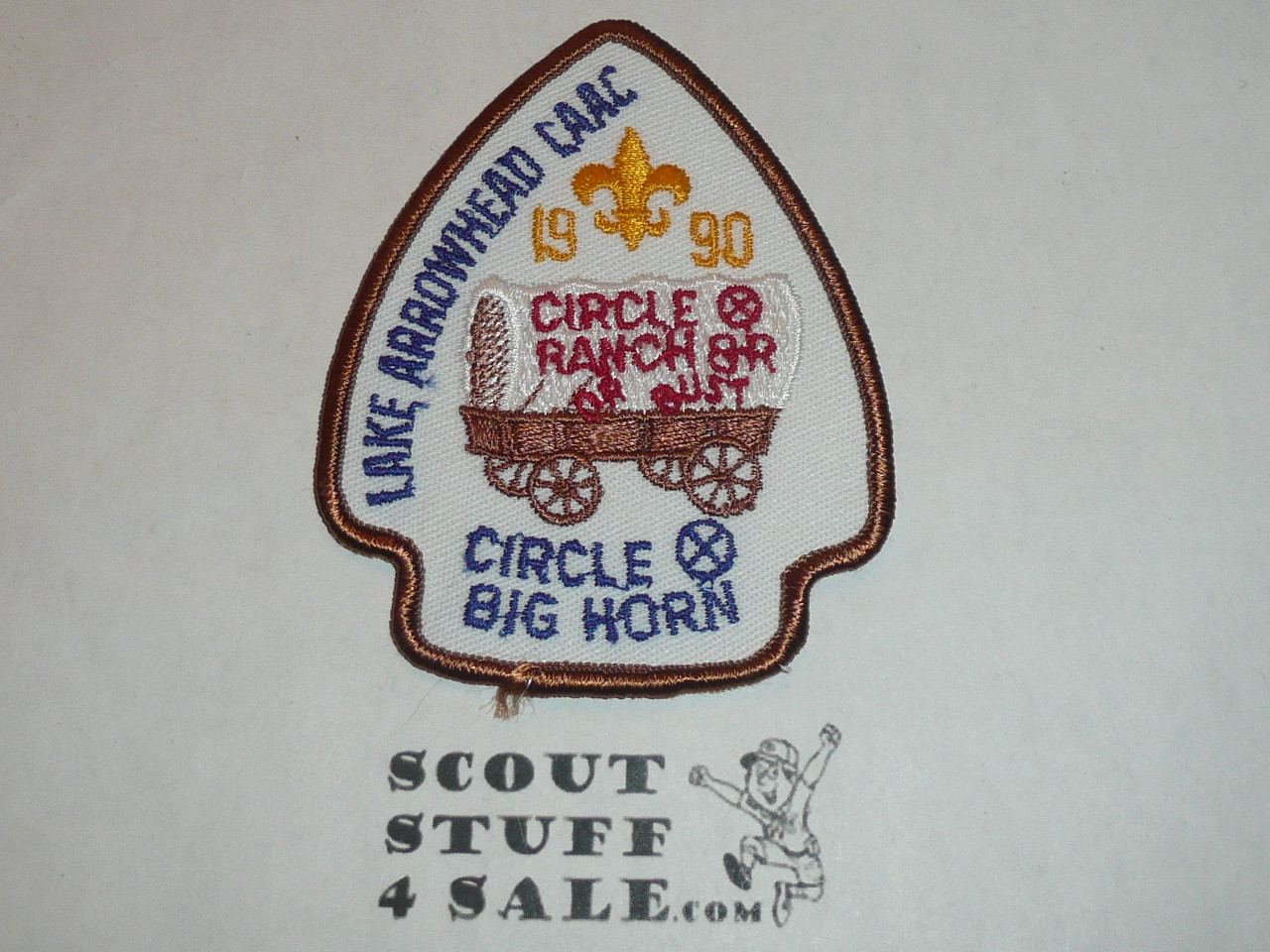 Lake Arrowhead Scout Camps, Camp Big Horn / Circle X Patch, 1990