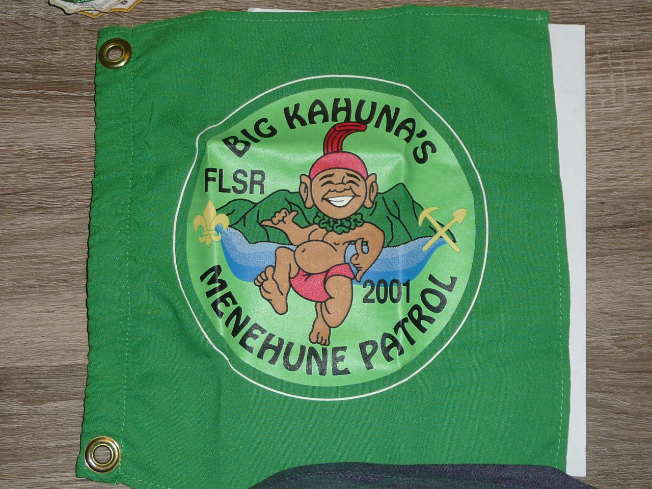 Forest Lawn Scout Reservation, Big Kahuna's Menehune Patrol Flag, LAAC, 2001