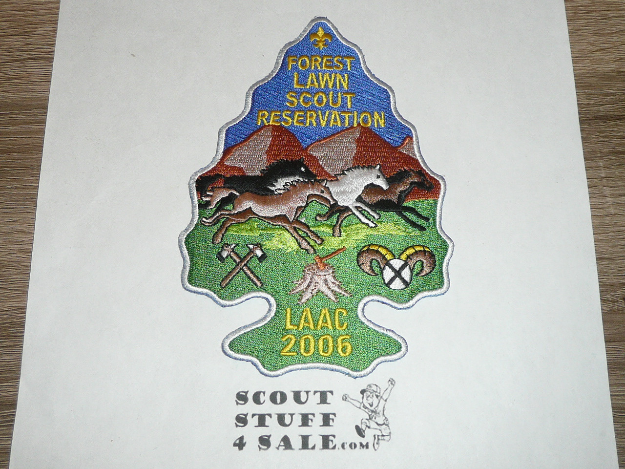 Forest Lawn Scout Reservation CAMPING COMMITTEE Jacket Patch, LAAC, 2006