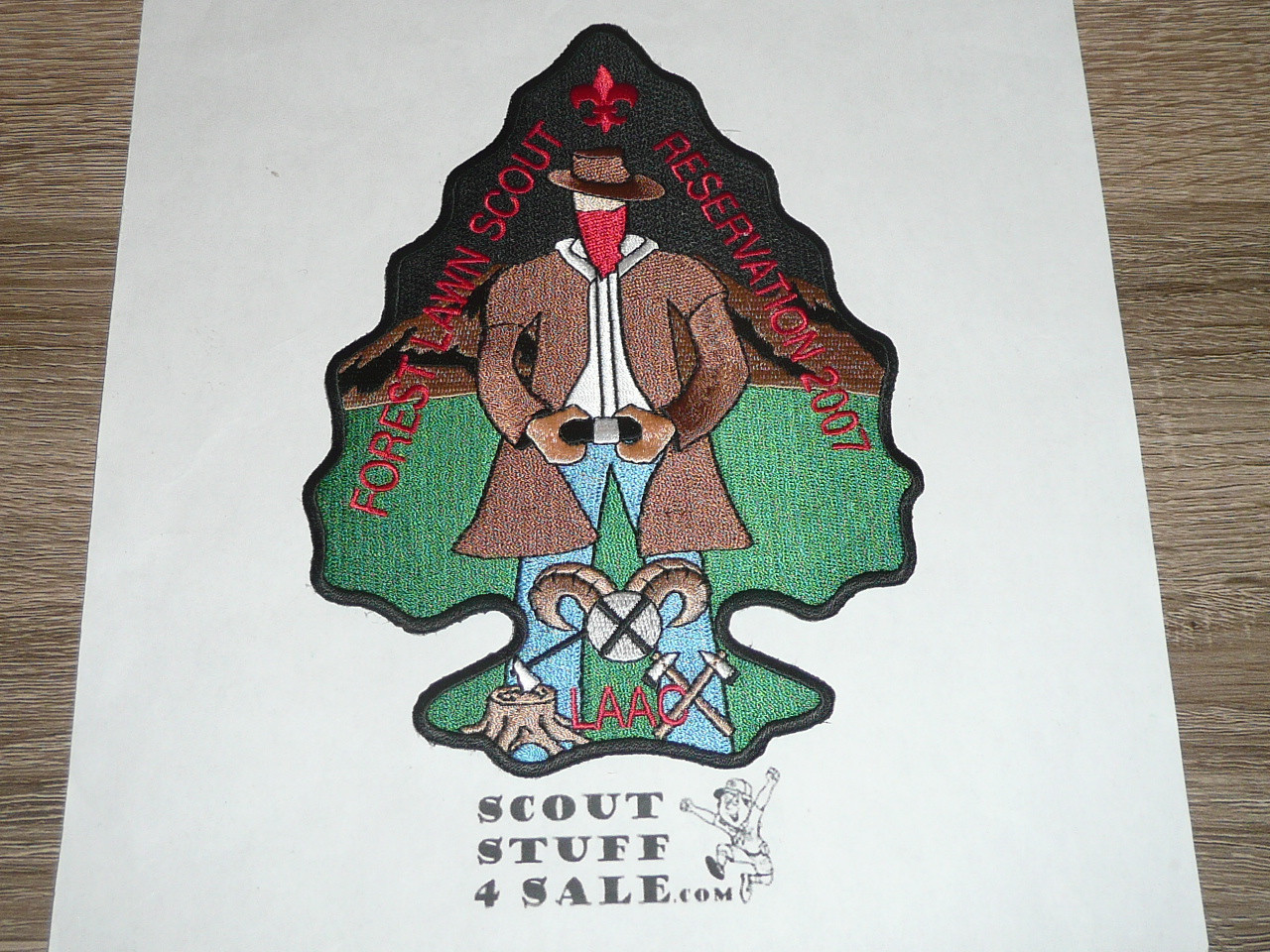Forest Lawn Scout Reservation STAFF Jacket Patch, LAAC, 2007