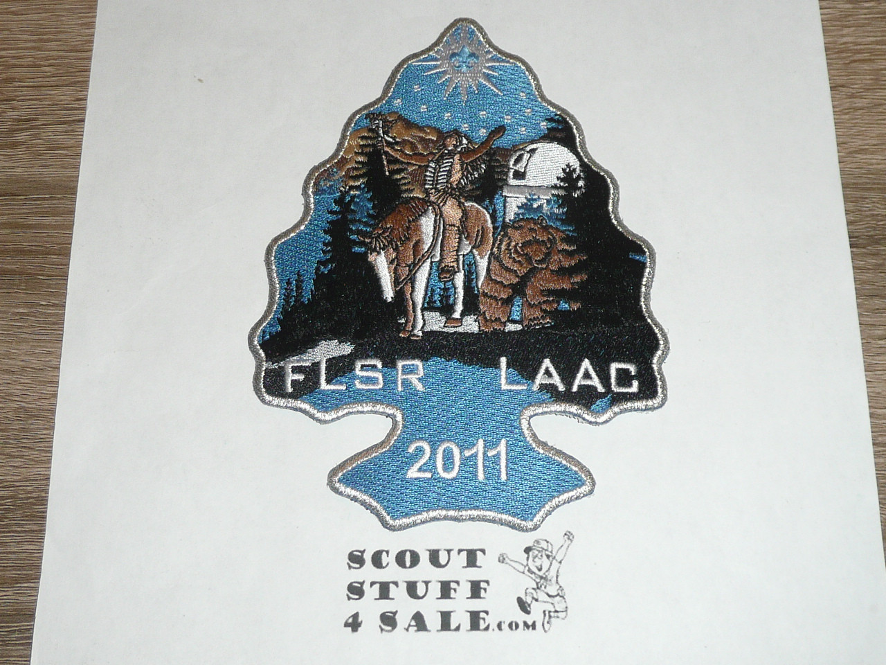 Forest Lawn Scout Reservation, STAFF Jacket Patch given to 2012 staff members who had been on staff in 2011, LAAC