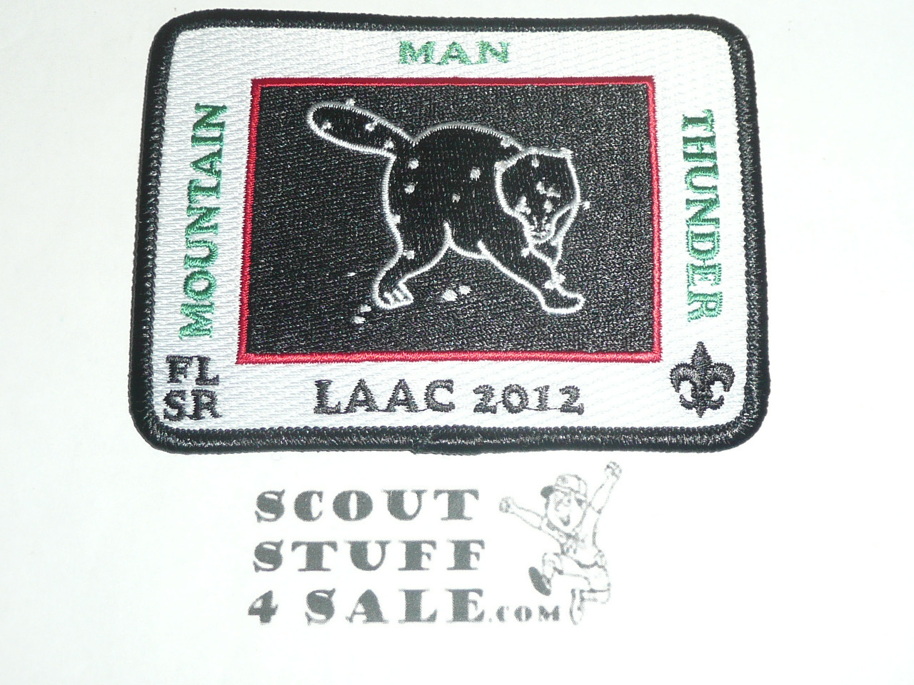 Forest Lawn Scout Reservation, Mountain Man Thunder STAFF Patch, LAAC, 2012