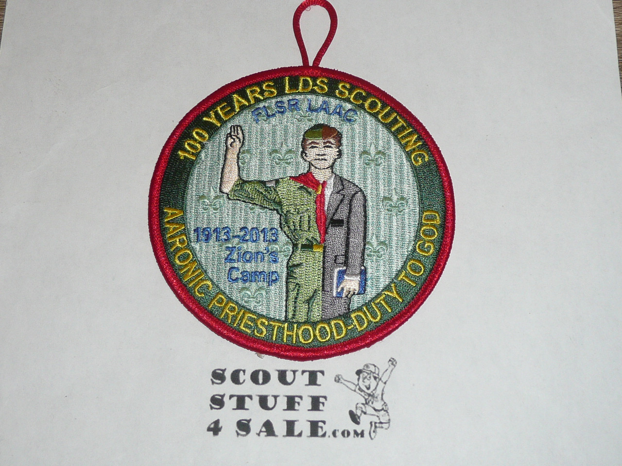 Forest Lawn Scout Reservation Patch, LDS week Duty to God Patch, LAAC, 2013