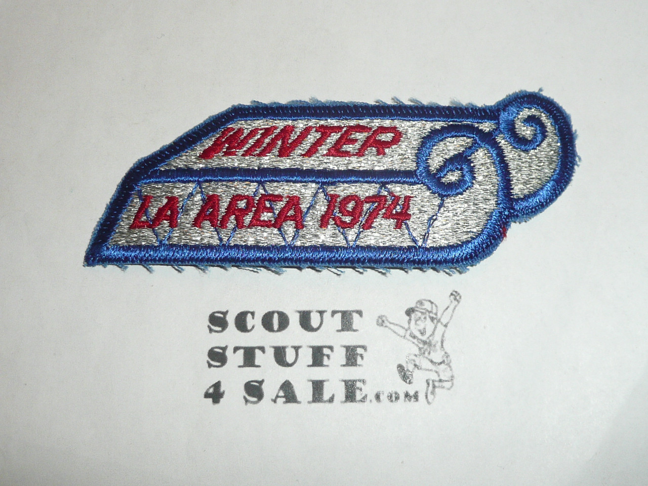 Lake Arrowhead Scout Camps, Winter Camp Patch, LAAC, 1974