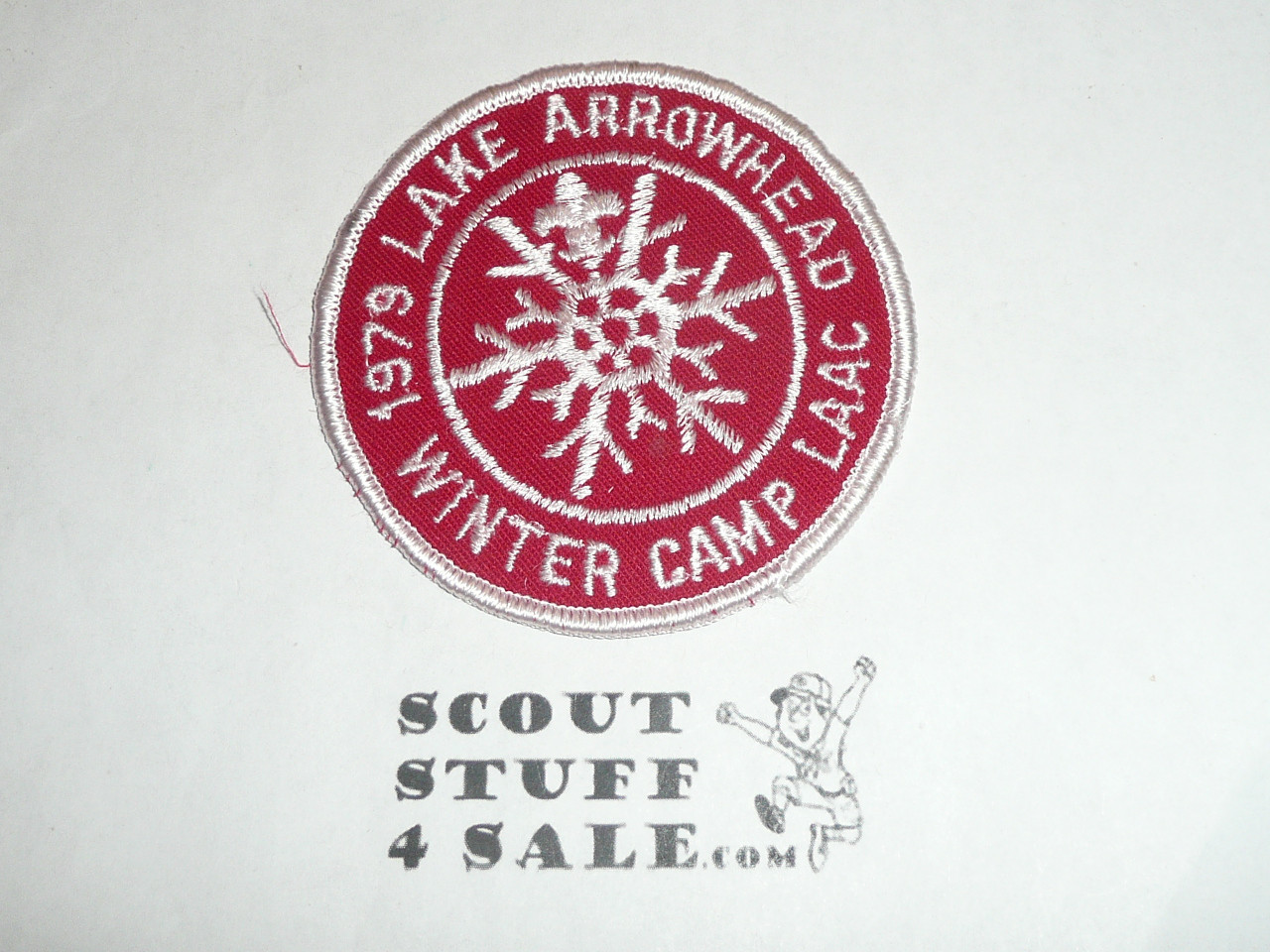 Lake Arrowhead Scout Camps, Winter Camp Patch, LAAC, 1979