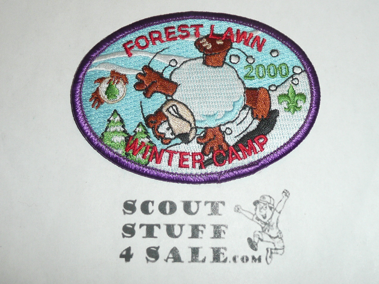 Forest Lawn Scout Reservation, Winter Camp Patch, LAAC, 2000
