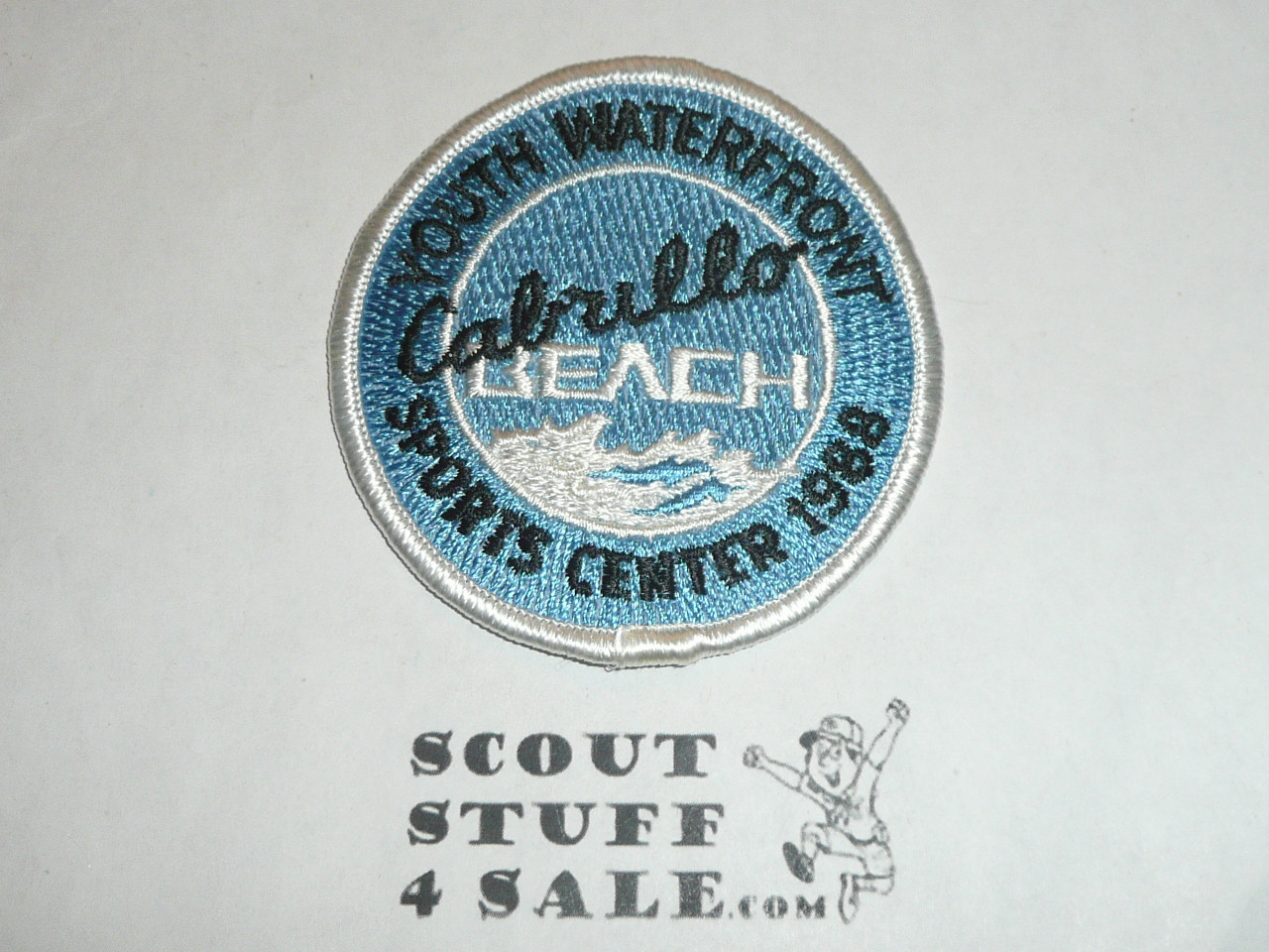 Cabrillo Beach Scout Camp, Youth Waterfront Sports Center Patch, LAAC, 1988