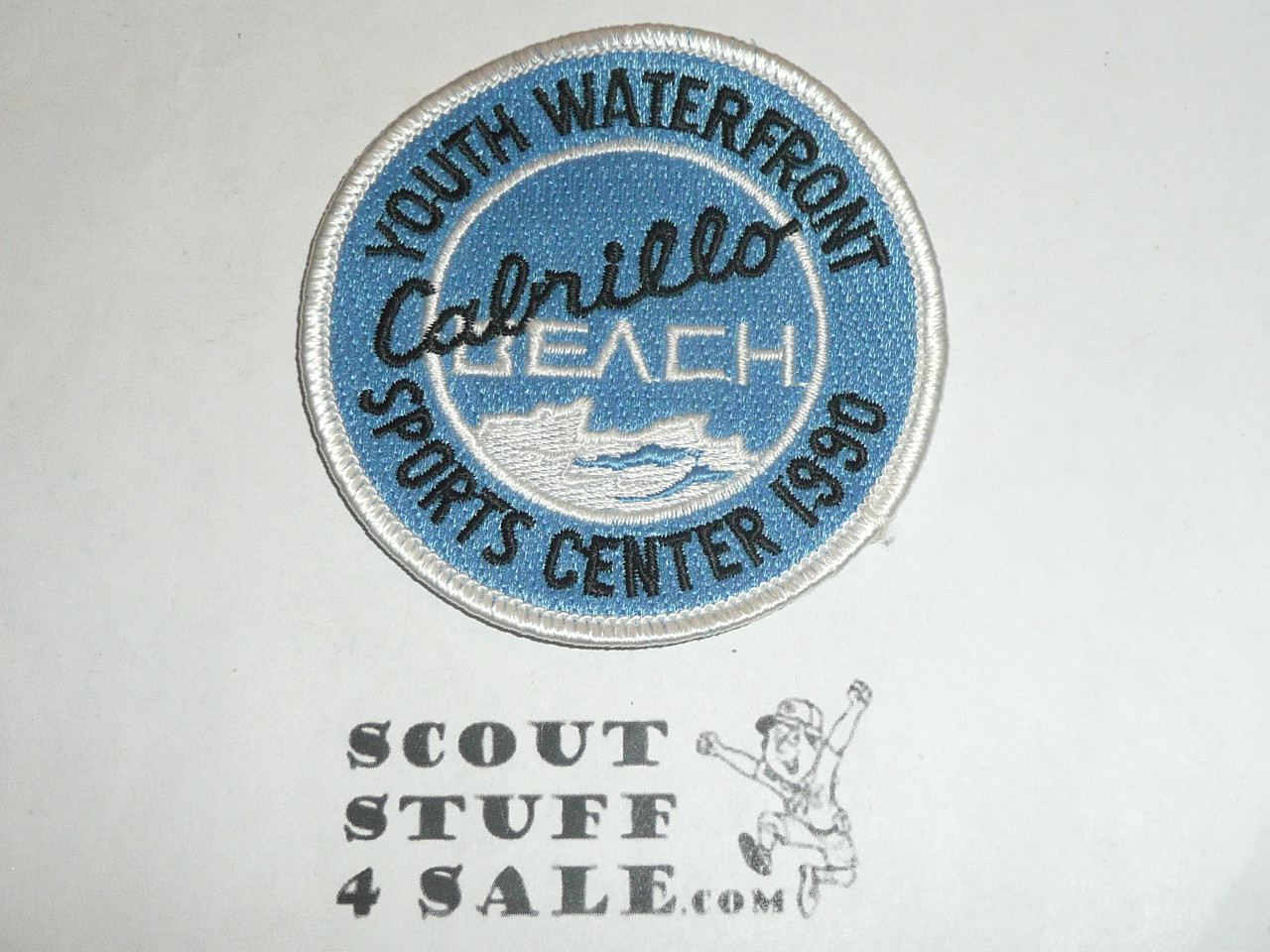 Cabrillo Beach Scout Camp, Youth Waterfront Sports Center Patch, LAAC, 1990