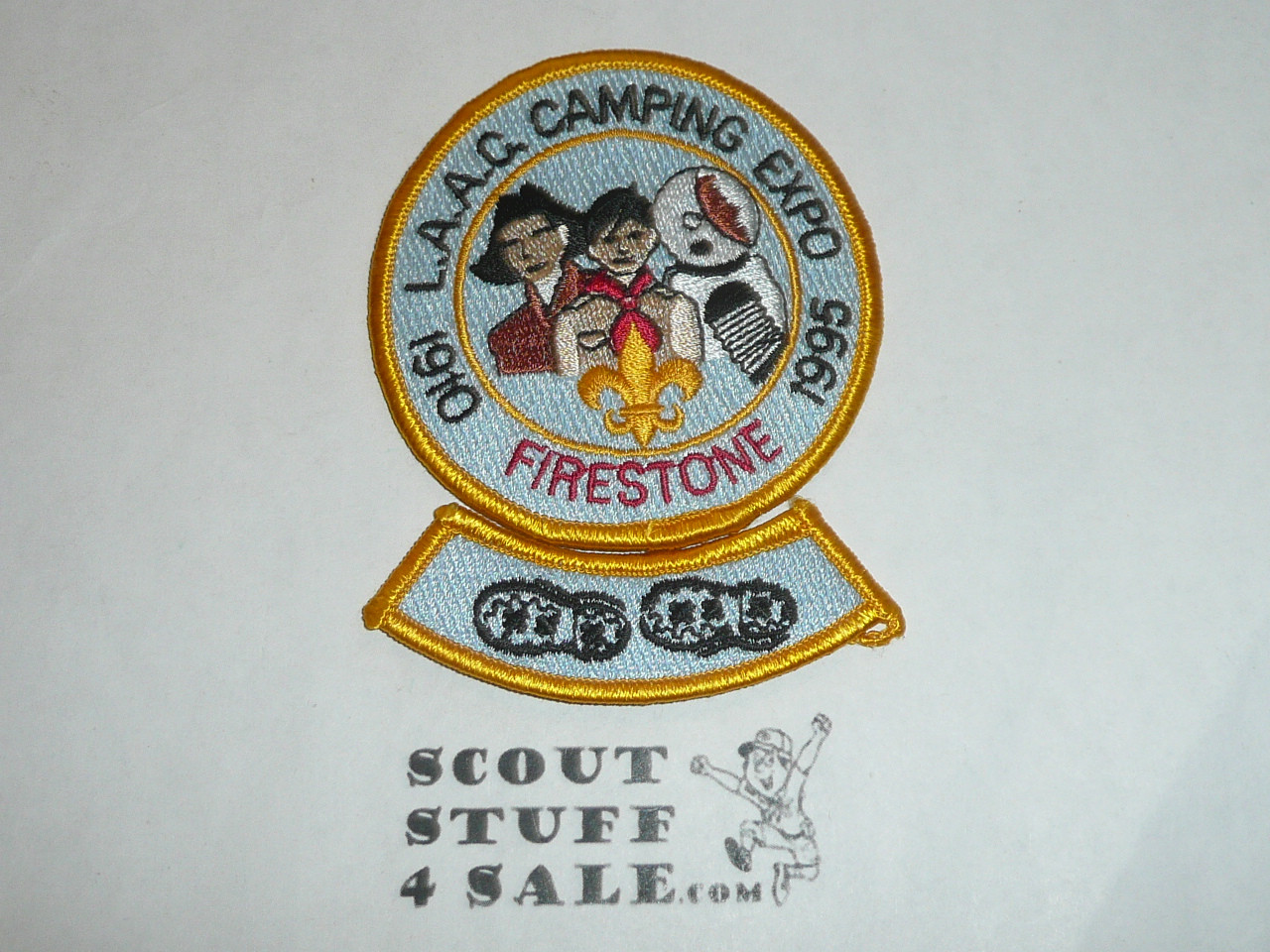 Firestone Scout Reservation, Camping Expo Patch with segment, 1995