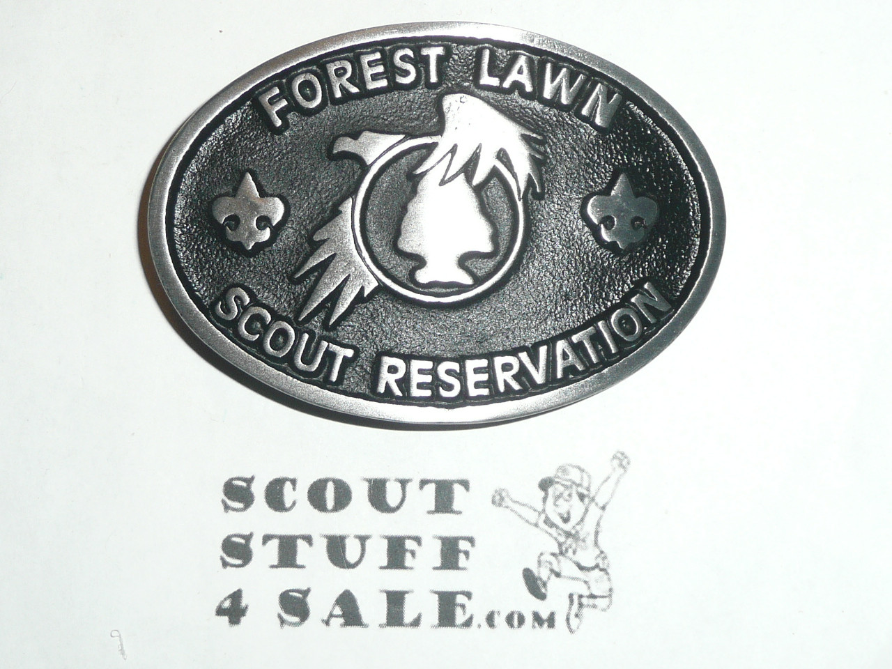 Forest Lawn Scout Reservation, Cast Belt Buckle, 2000's