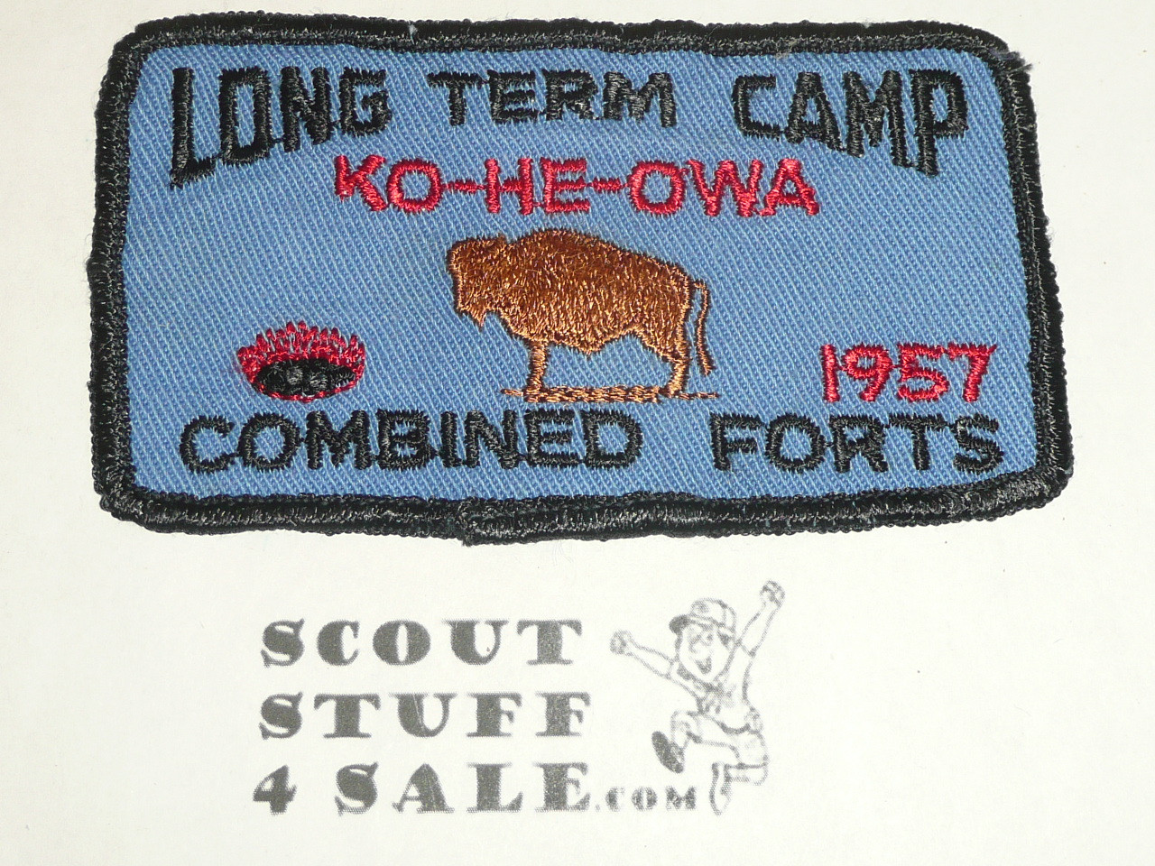 Long Term Camp Patch, Los Angeles Area Council, 1957