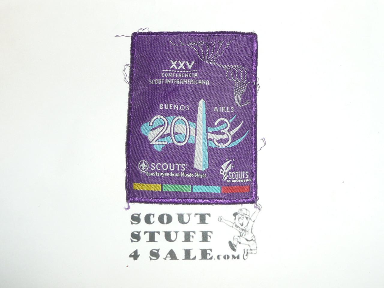 2013 World Scouting Conference Patch, Buenos Aries, sewn