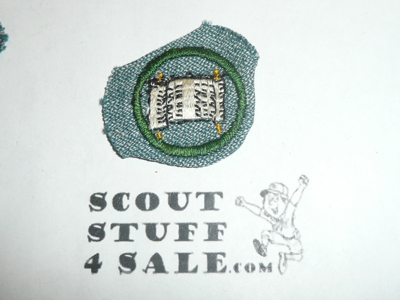 1930's Girl Scout Writer Proficiency Badge Patch