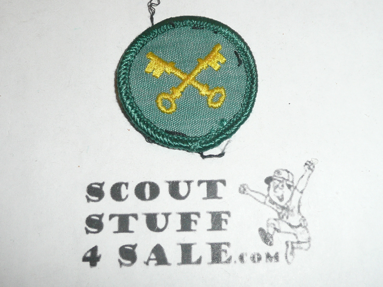 1960's Girl Scout Housekeeper Proficiency Badge Patch, sewn