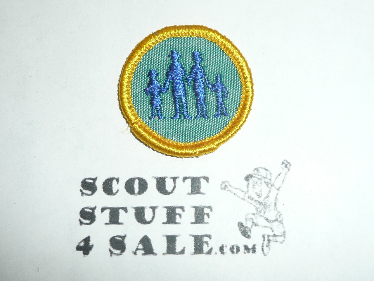 1970's Girl Scout Family Living Proficiency Badge Patch