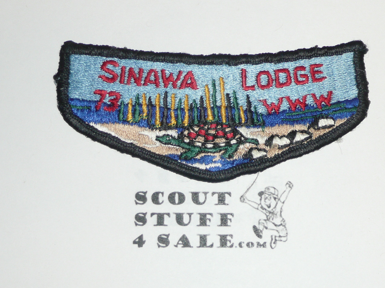 Order of the Arrow Lodge #73 Sinawa s1 First Flap Patch, used