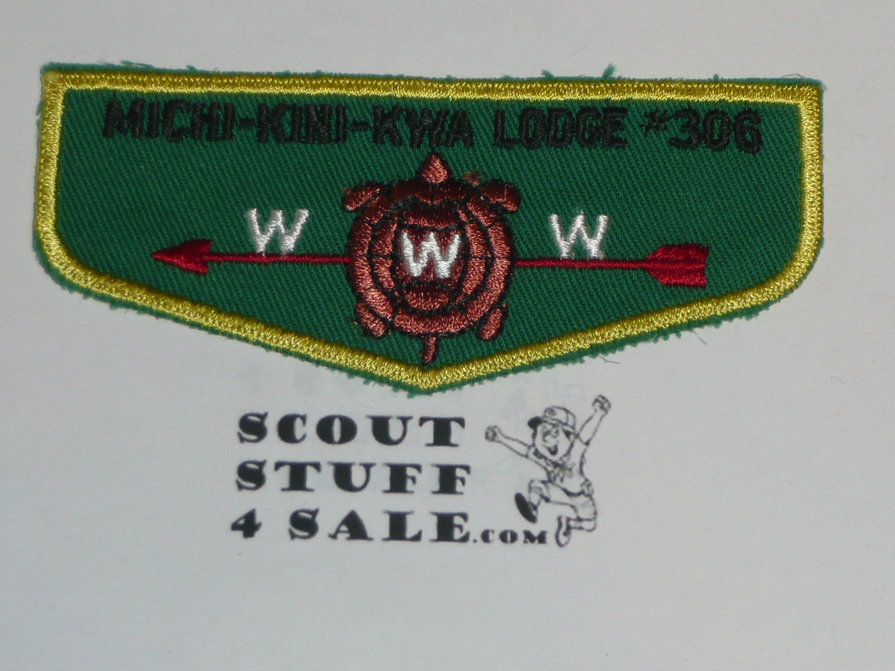 Order of the Arrow Lodge #306 Michi-Kini-Kwa f1 First Flap Patch