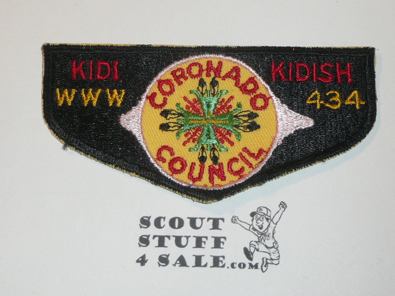 Order of the Arrow Lodge #434 Kidi Kidish f1 First Flap Patch - Boy Scout