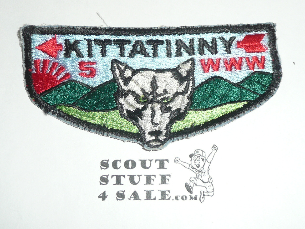 Order of the Arrow Lodge #5 Kittatinny s1 Flap Patch