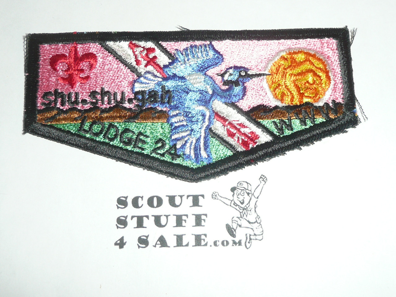 Order of the Arrow Lodge #24 Shu-Shu-Gah s9 Flap Patch
