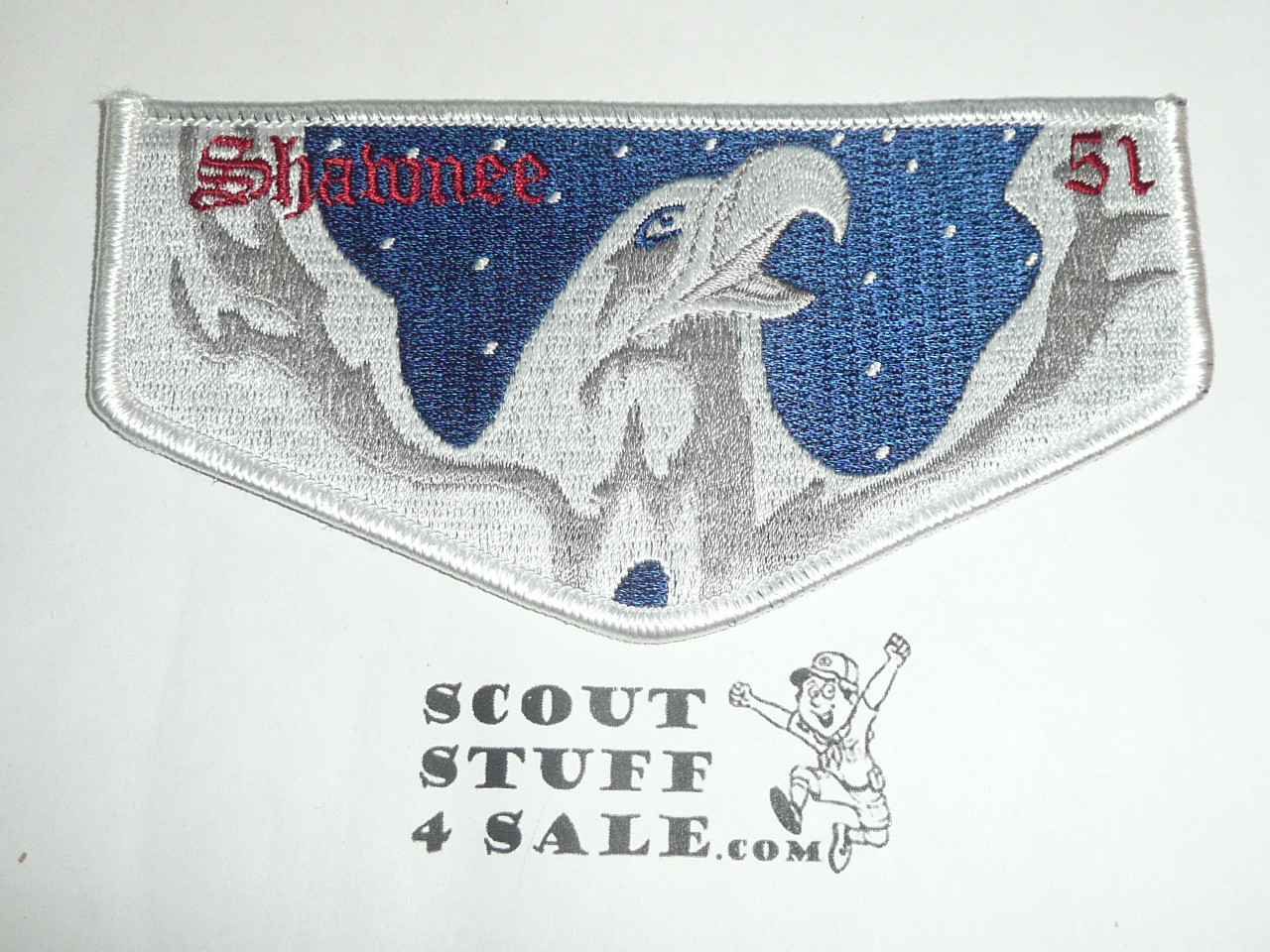 Order of the Arrow Lodge #51 Shawnee s17 2002 NOAC Flap Patch