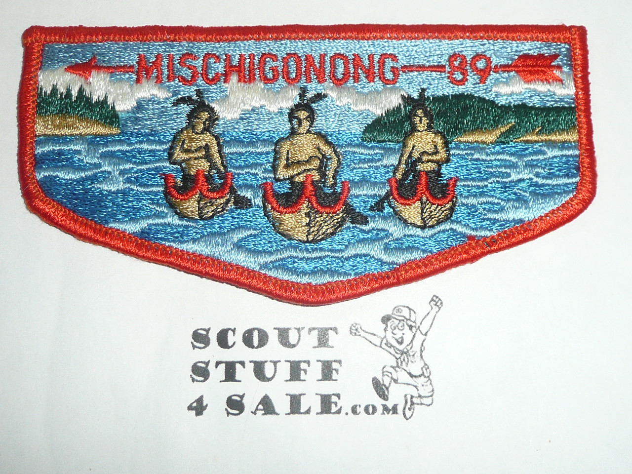 Order of the Arrow Lodge #89 Mischigonong s2 Flap Patch