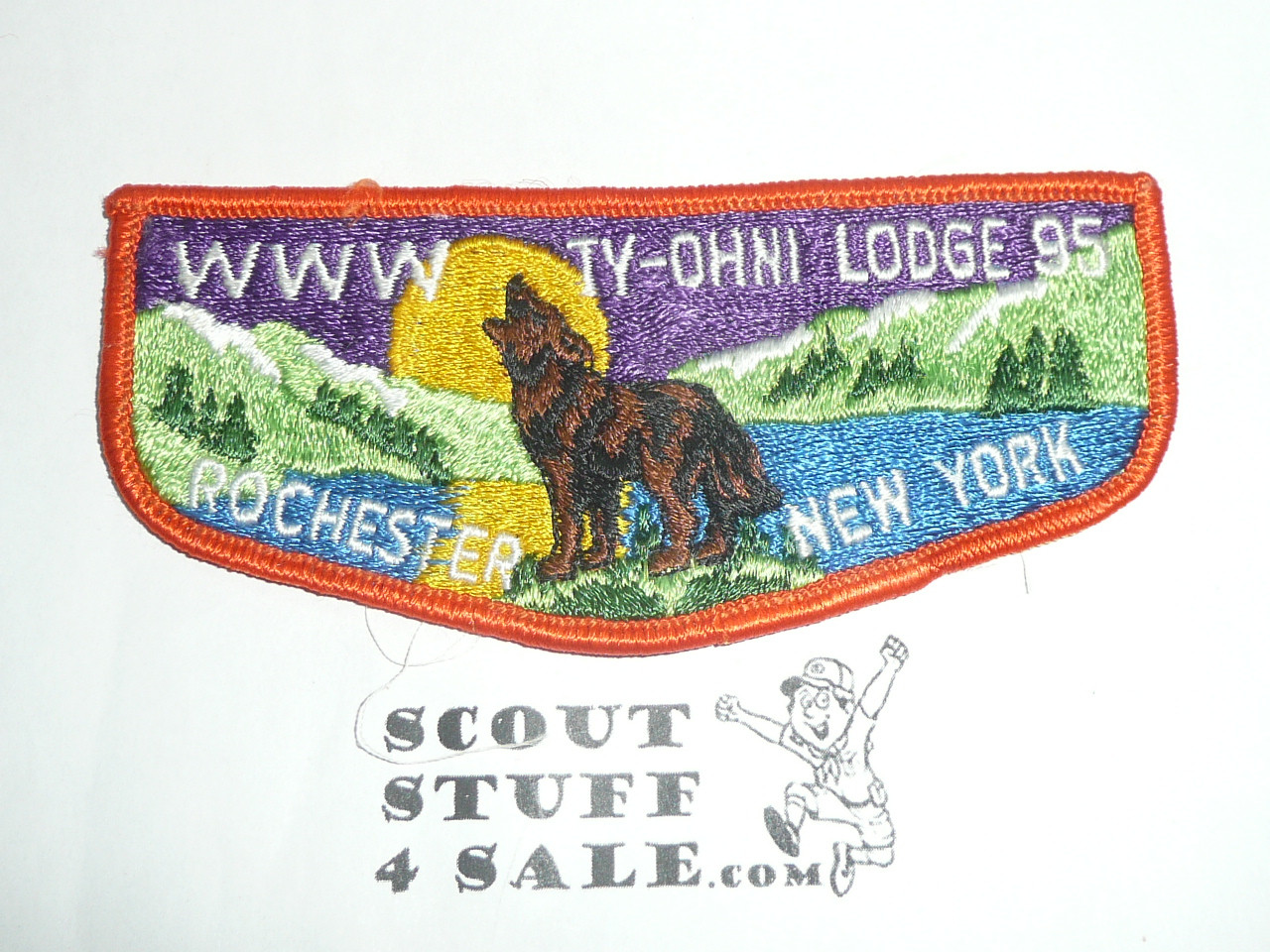 Order of the Arrow Lodge #95 Ty-Ohni s5 Flap Patch
