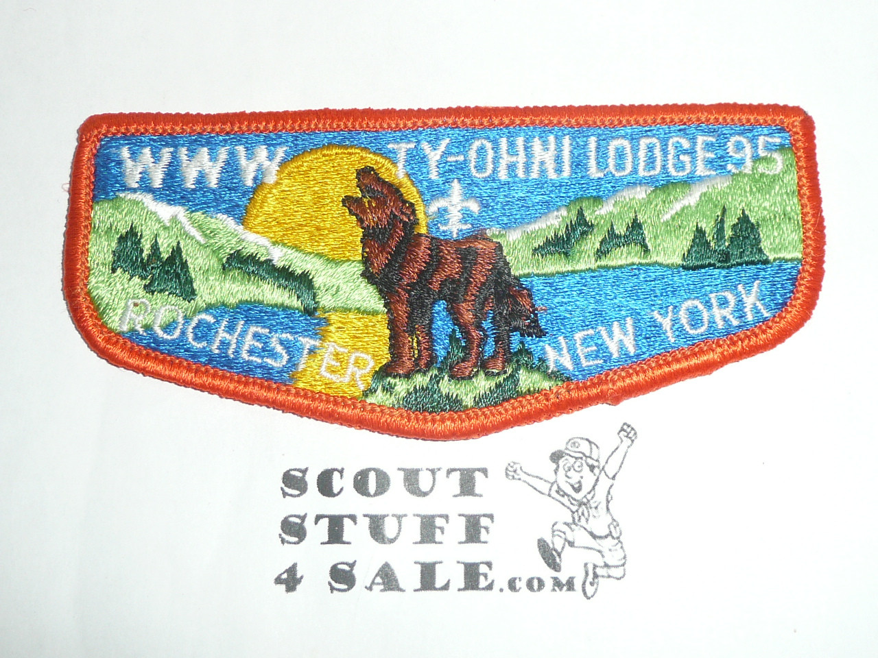 Order of the Arrow Lodge #95 Ty-Ohni s6 Flap Patch