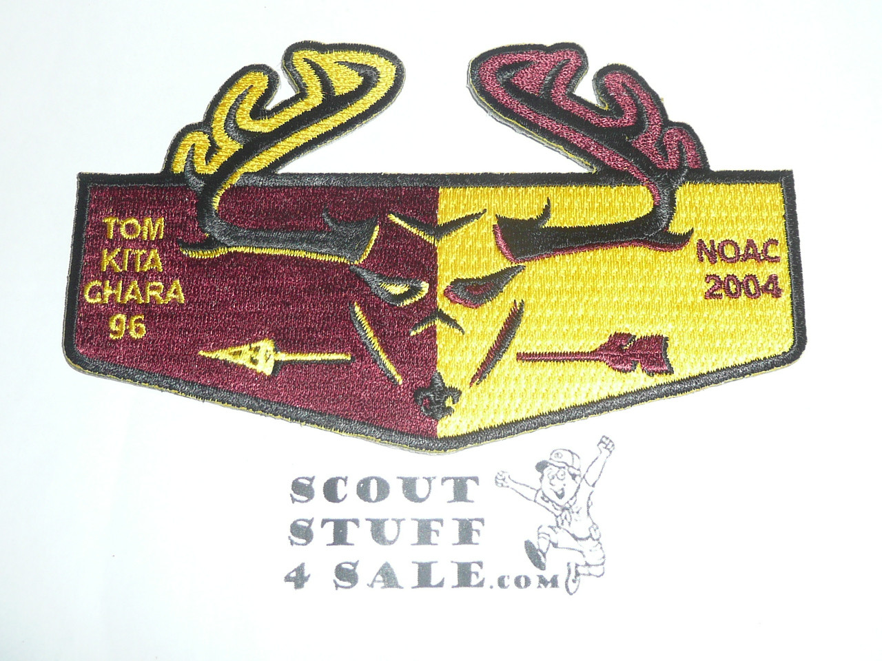 Order of the Arrow Lodge #96 Tom Kita Chara s17 2004 NOAC Flap Patch