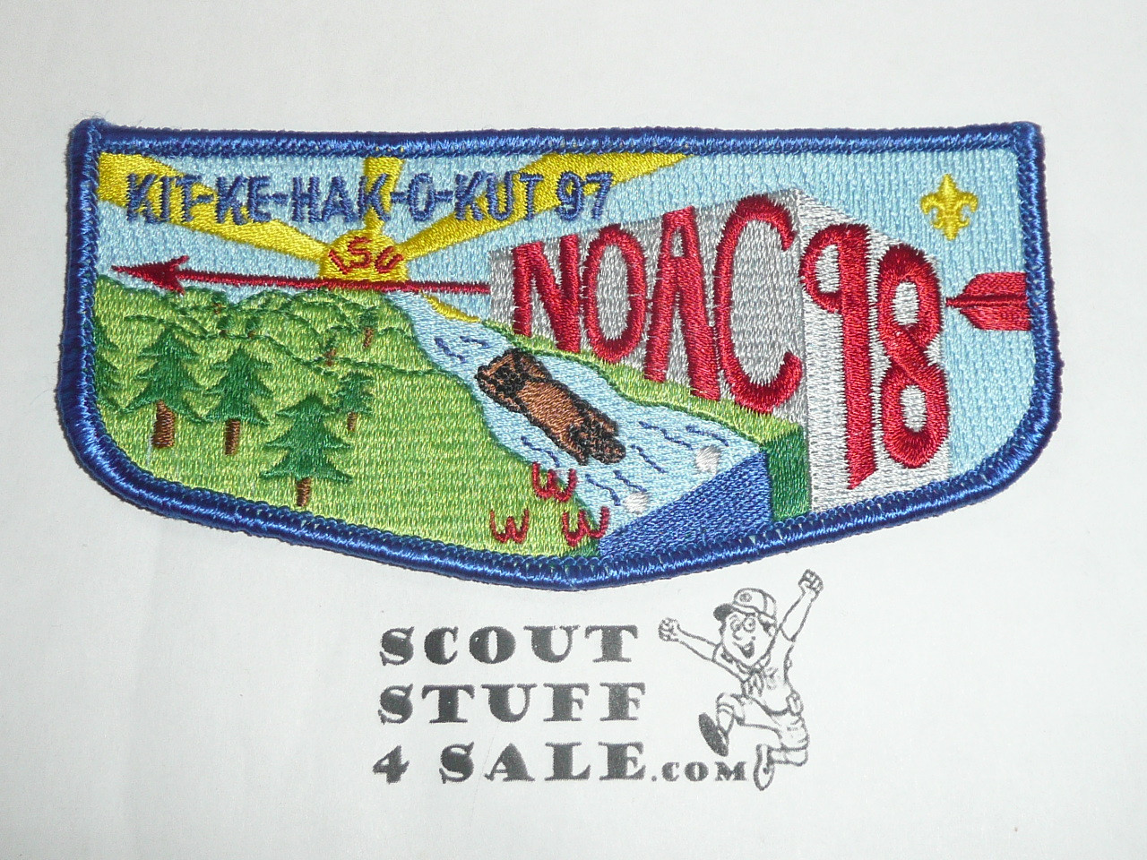 Order of the Arrow Lodge #97 Kit-Ke-Hak-O-Kut s16 1998 NOAC Patch