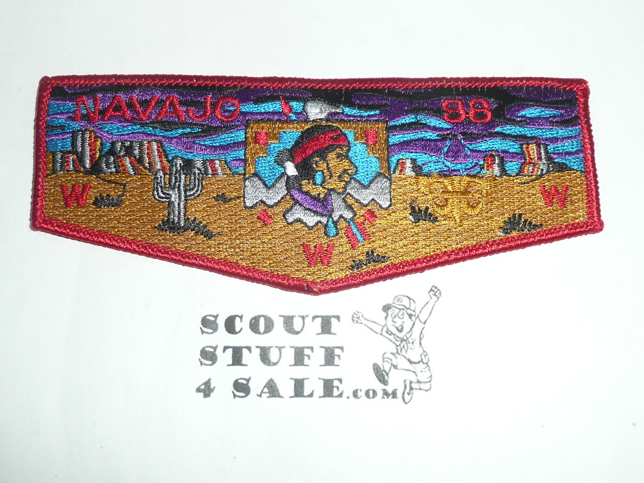 Order of the Arrow Lodge #98 Navajo s29 Flap Patch