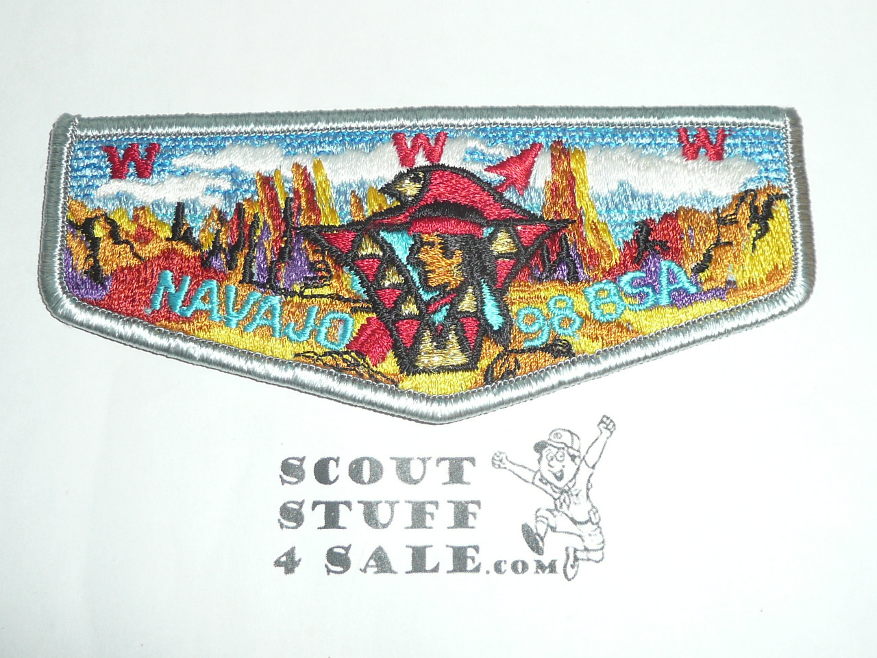 Order of the Arrow Lodge #98 Navajo s10 Flap Patch