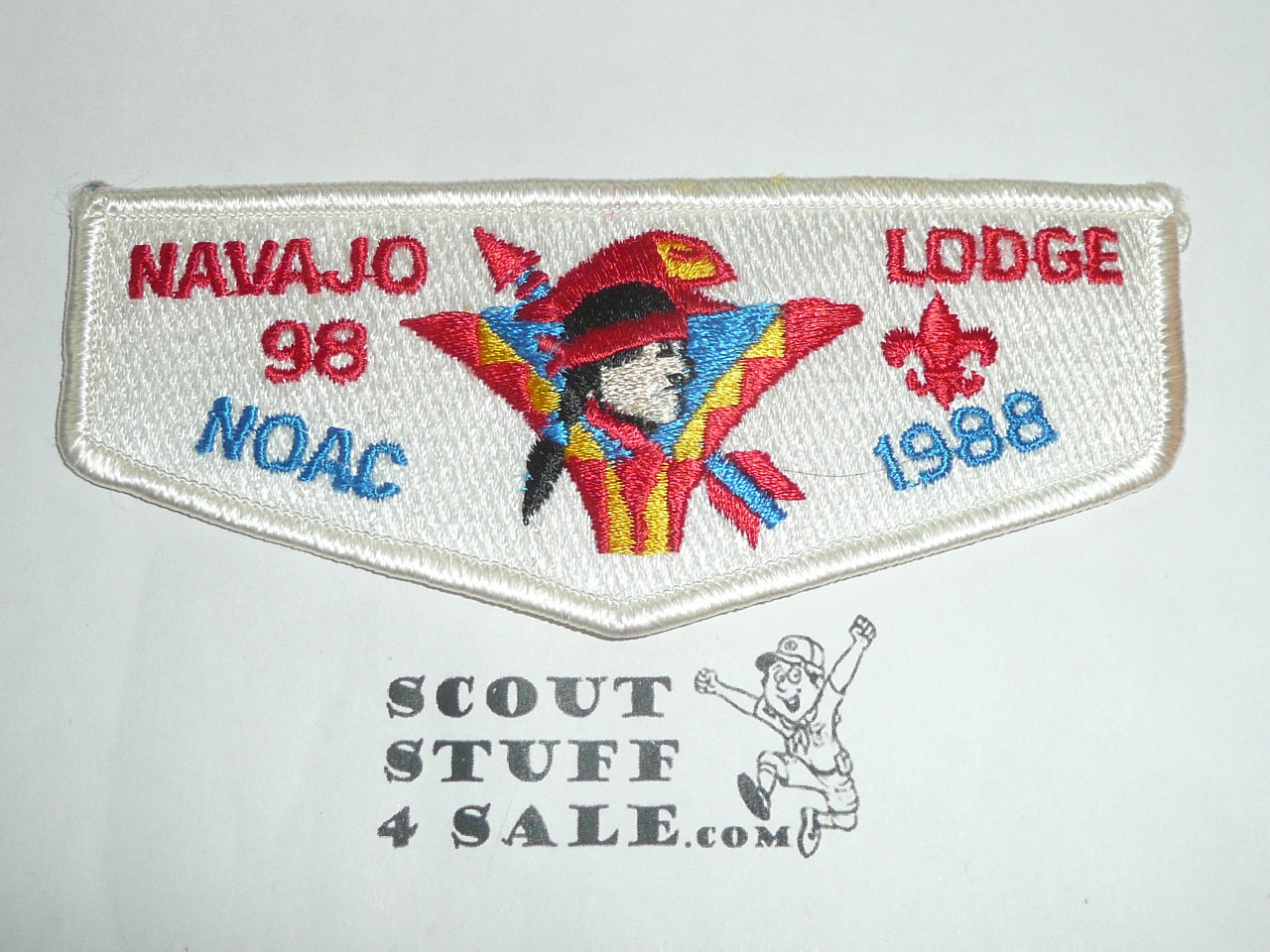 Order of the Arrow Lodge #98 Navajo s21 1988 NOAC Flap Patch