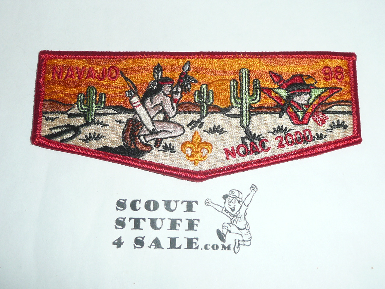 Order of the Arrow Lodge #98 Navajo s48 2000 NOAC Flap Patch