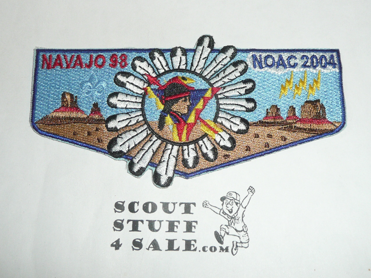 Order of the Arrow Lodge #98 Navajo s65 2004 NOAC Flap Patch