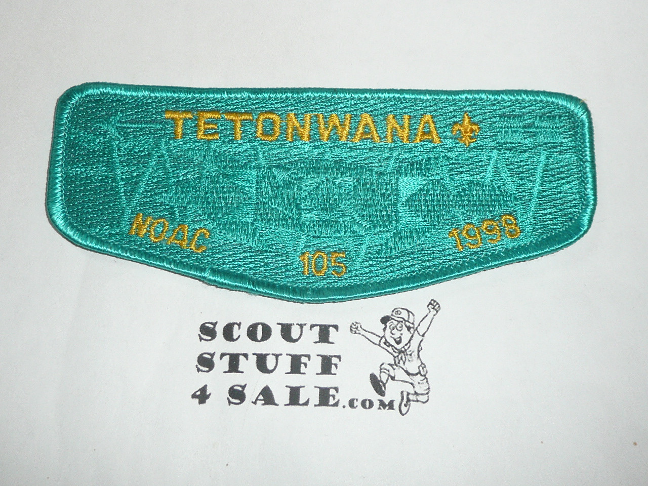 Order of the Arrow Lodge #105 Tetonwana s13 1998 NOAC Flap Patch