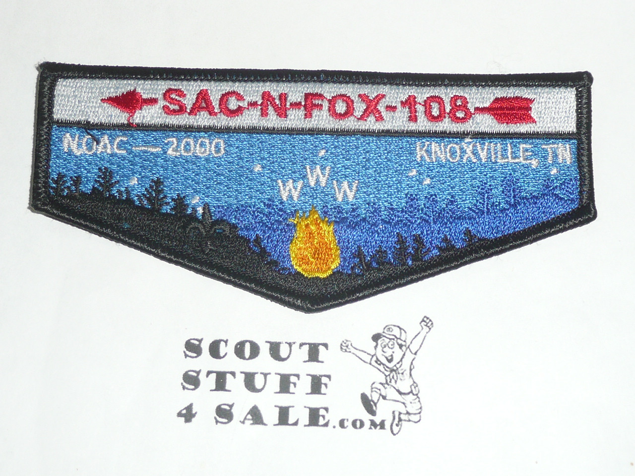 Order of the Arrow Lodge #108 Sac-N-Fox s15 2000 NOAC Flap Patch