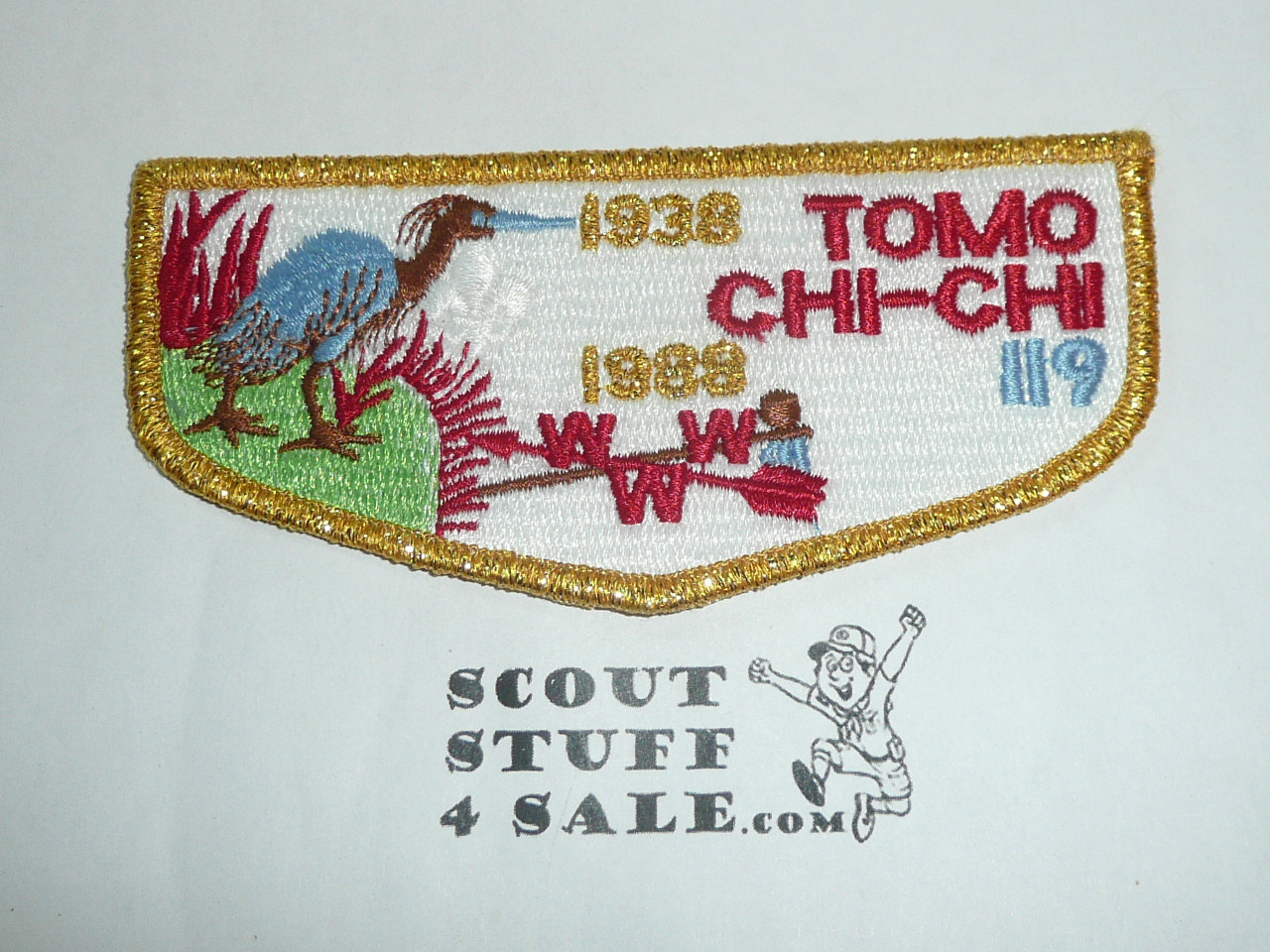 Order of the Arrow Lodge #119 Tomo Chi-Chi s20 50th Anniversary Flap Patch