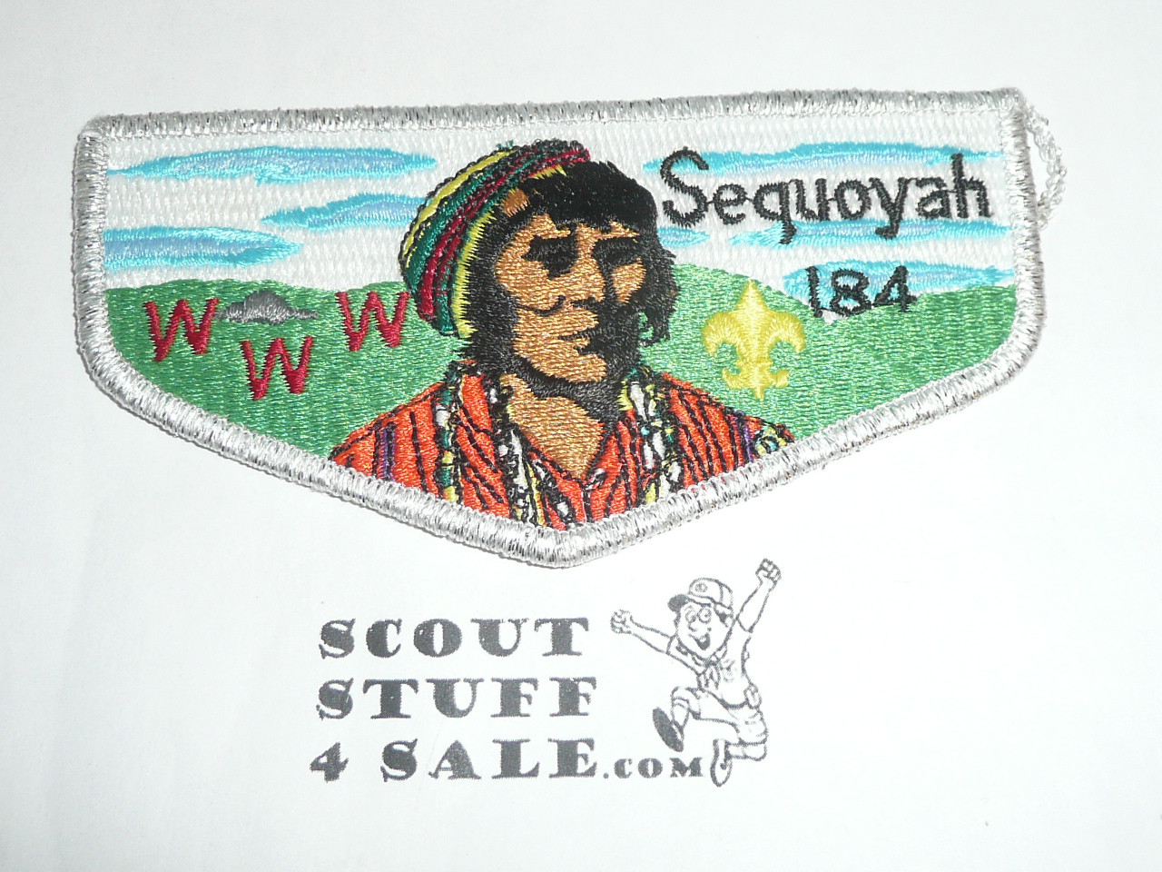 Order of the Arrow Lodge #184 Sequoyah s17 Flap Patch - Scout