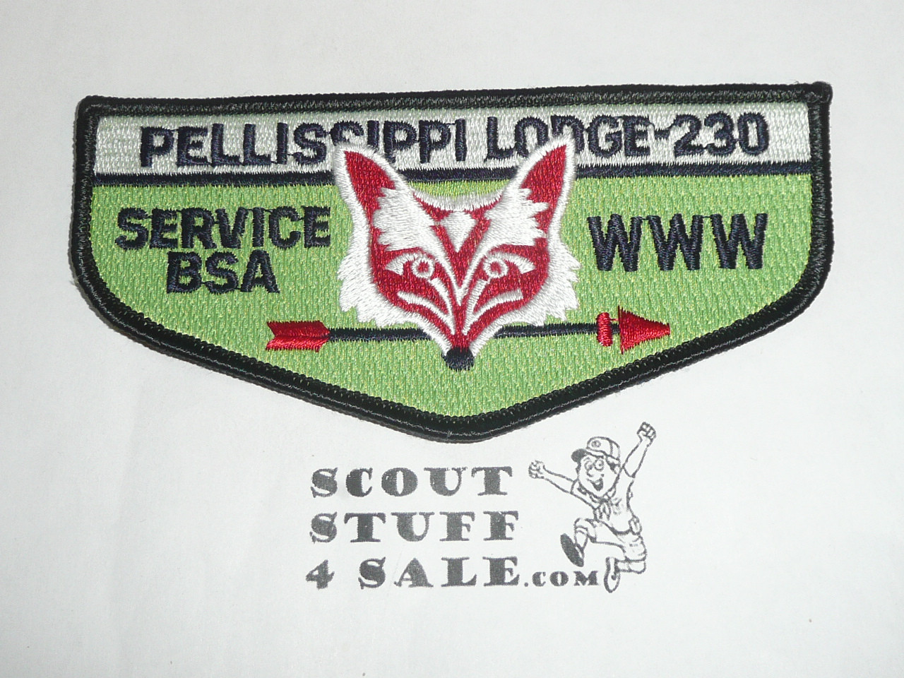 Order of the Arrow Lodge #230 Pellissippi s28 Service Flap Patch
