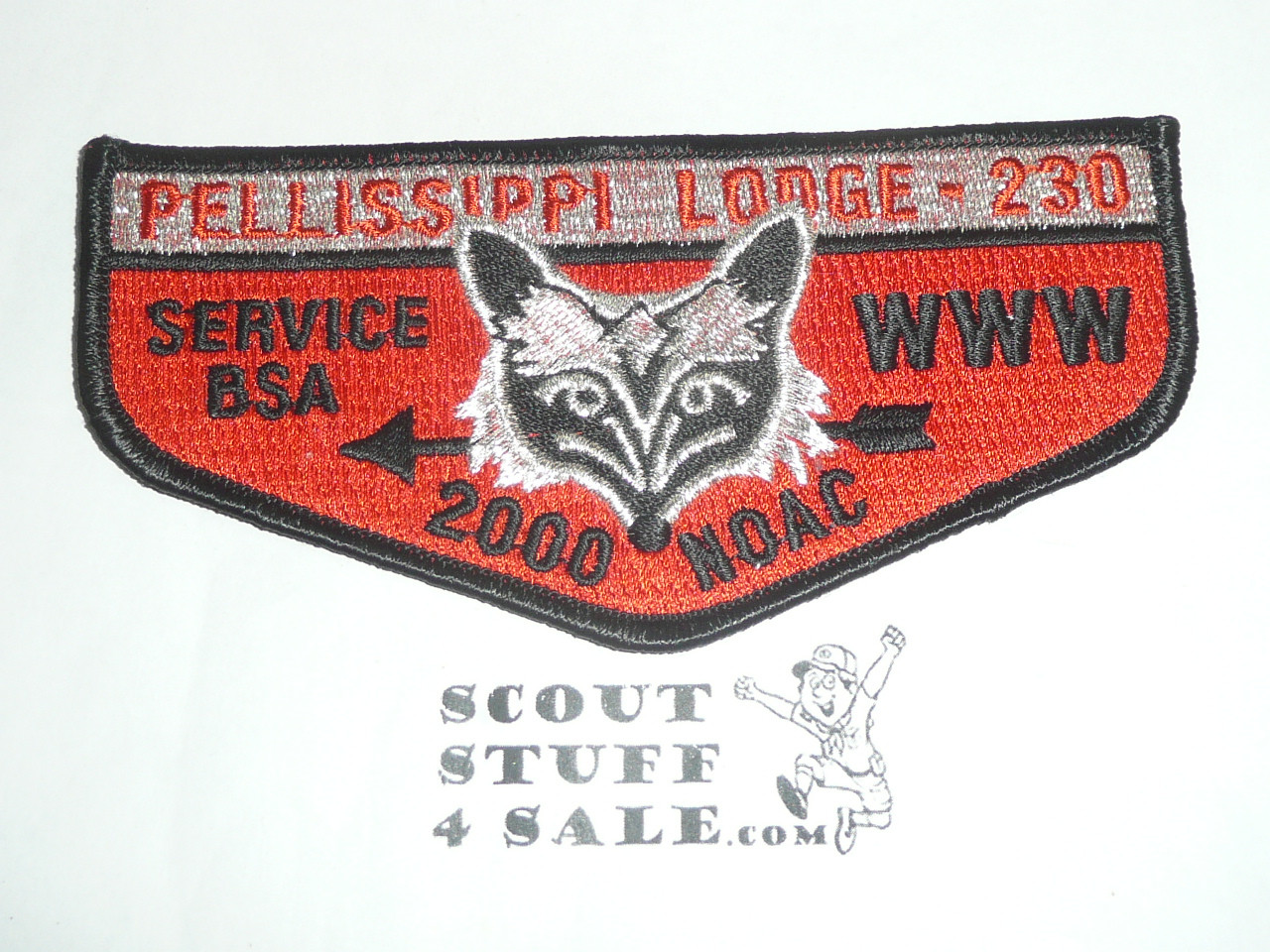 Order of the Arrow Lodge #230 Pellissippi 2000 NOAC Service Flap Patch