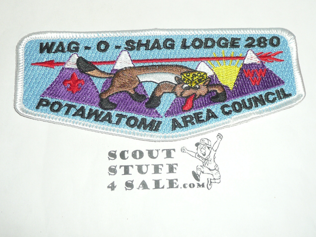 Order of the Arrow Lodge #280 Wag-O-Shag s9 Flap Patch
