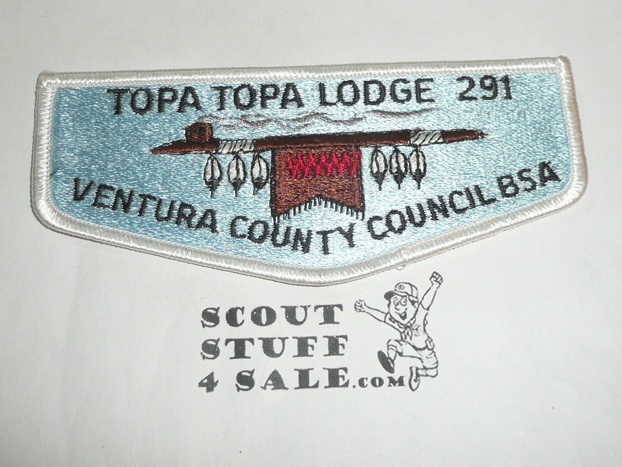 Order of the Arrow Lodge #291 Topa Topa s19 1986 NOAC Flap Patch