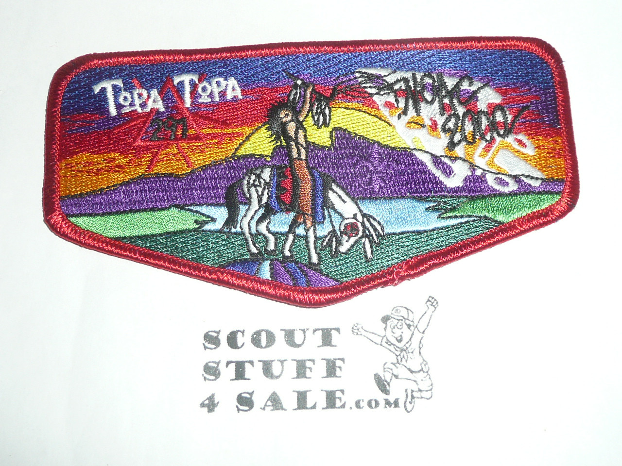 Order of the Arrow Lodge #291 Topa Topa s76 2000 NOAC Flap Patch