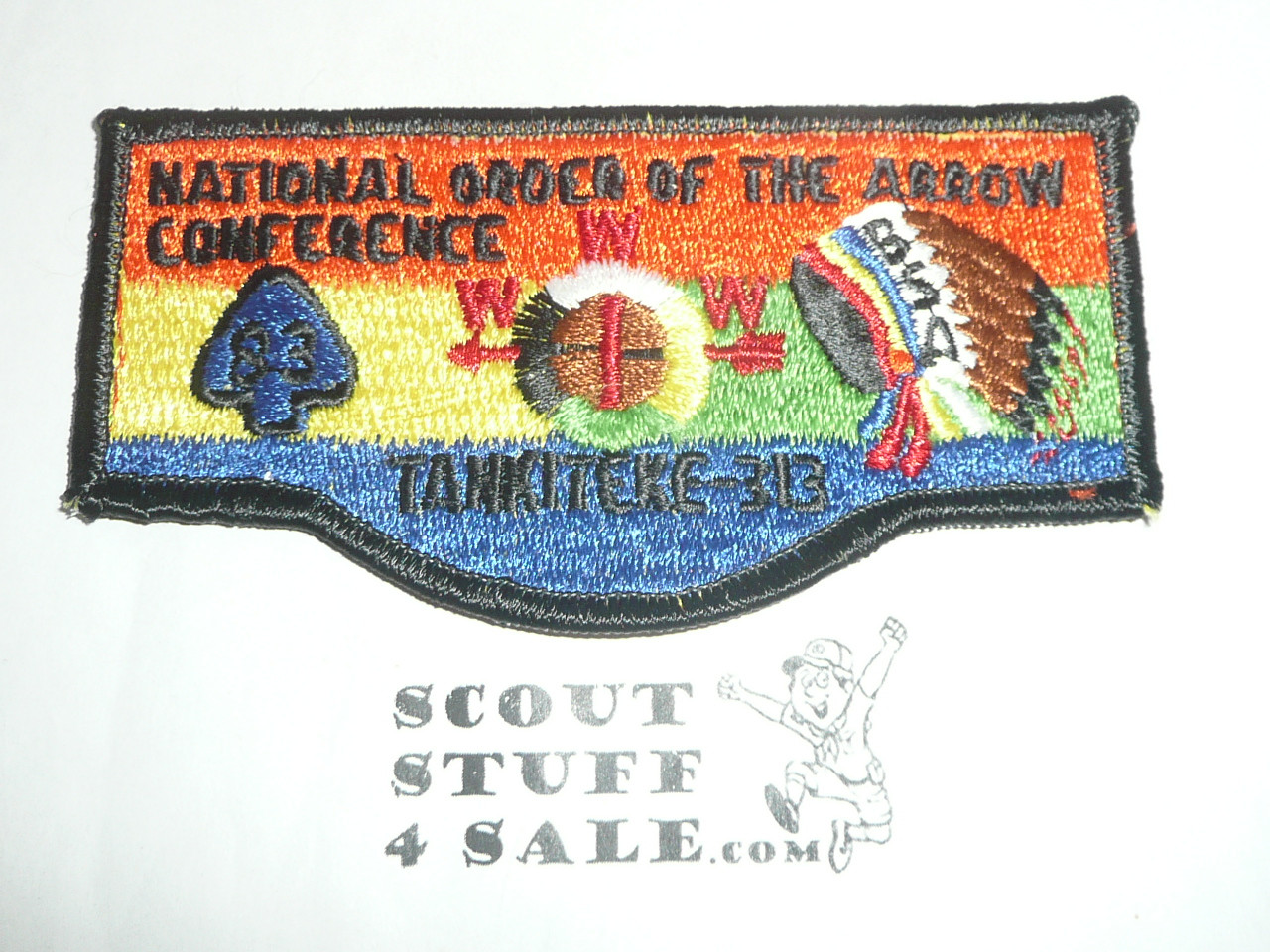 Order of the Arrow Lodge #313 Tankiteke s10 1983 NOAC Flap Patch