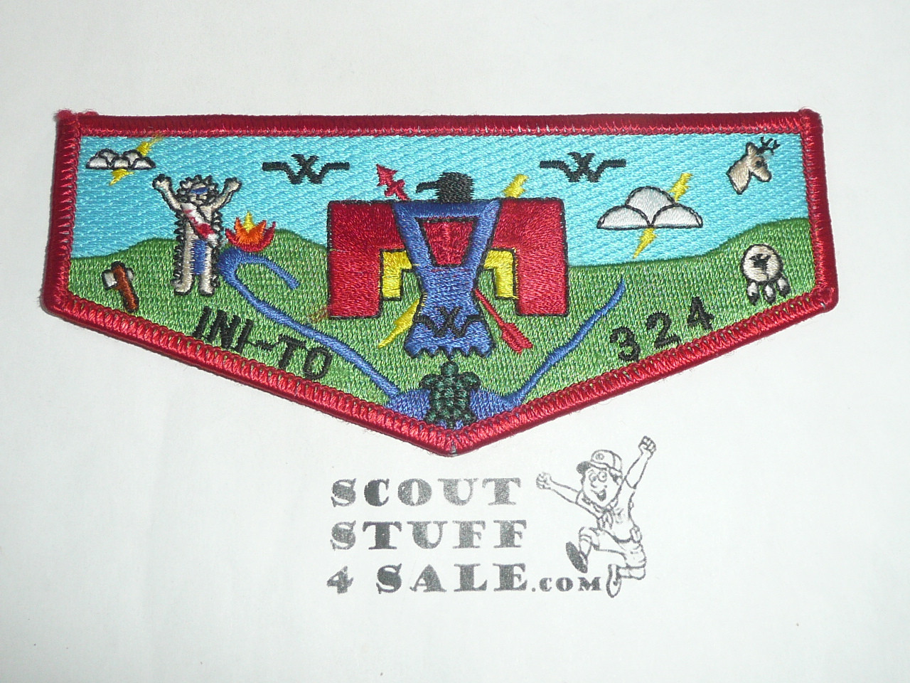 Order of the Arrow Lodge #324 Ini-To s22 Flap Patch