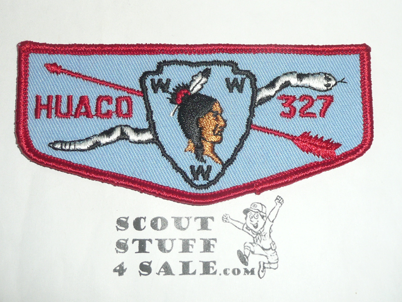 Order of the Arrow Lodge #327 Huaco f1 First Flap Patch