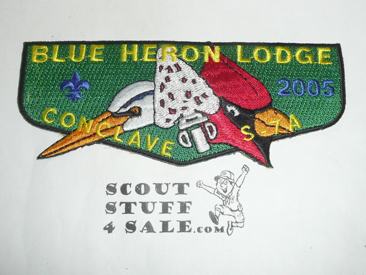 Order of the Arrow Lodge #349  Blue Heron s69 Flap Patch