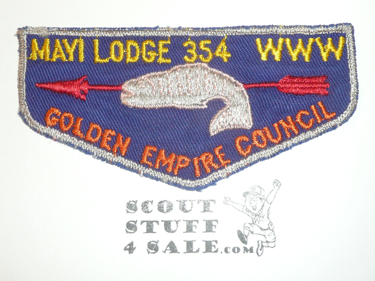 Order of the Arrow Lodge #354 Mayi f2a Flap Patch